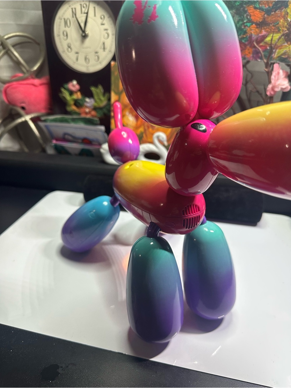 Squeakee Rainbowie Interactive Balloon Dog